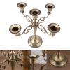 5 Arms Alloy Candle Holder European Style Candelabra Wedding Candlestick Home Decor Bronze