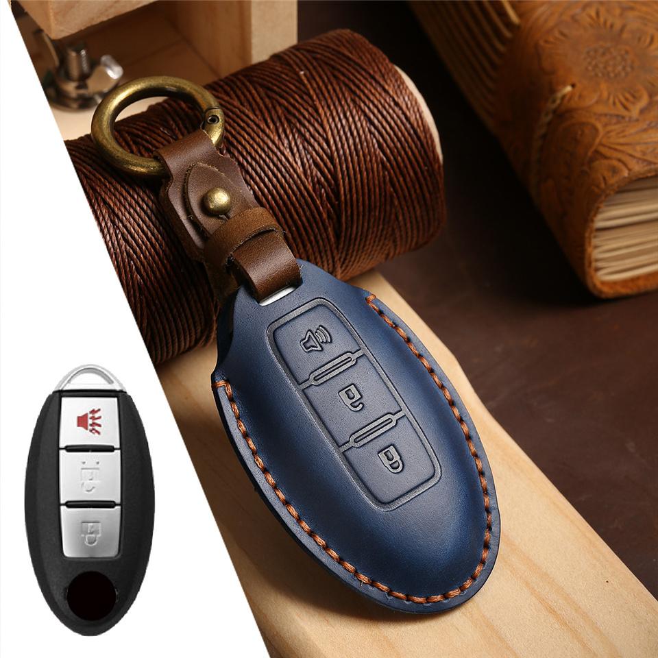 Чехол-брелок для ключа автомобиля для nissan juke leaf micra k12 note patrol qashqai j11 j10 tiida versa x-trail xtrail x trail t32 Infiniti