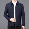 Высококачественные мужские пиджаки, верхняя одежда со свободными лацканами, одежда для отцов среднего возраста на весну и осень, пиджаки для руководителей государственных служащих