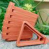 12Pcs Pot Raising Pad Durable Water Saving Gardening Resin Pot Feet Triangle Garden Plant Flower Pot Feet Stand
