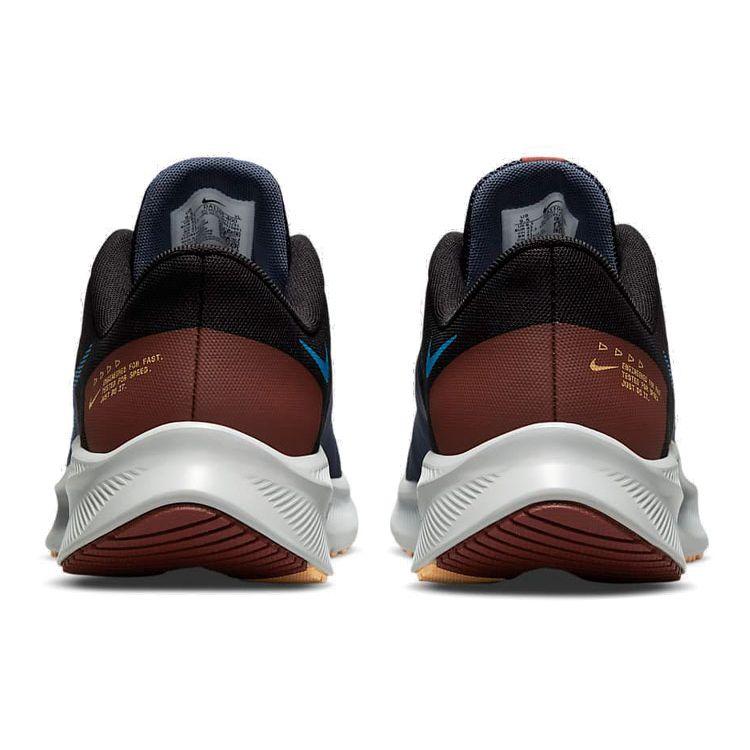 Nike Мужские кроссовки Quest 4 Thunder Blue Черные Серо-Туманные Светло-Фото-Синие DA1105-400