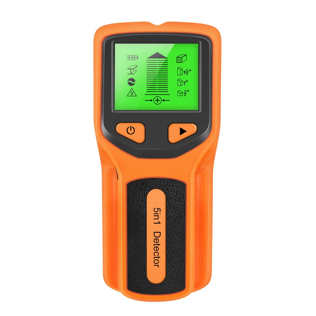 Stud Finder Wall Scanner - 5 in 1 Electronic Stud Detector with HD LCD Display, Wood AC Wire Metal Studs Detection