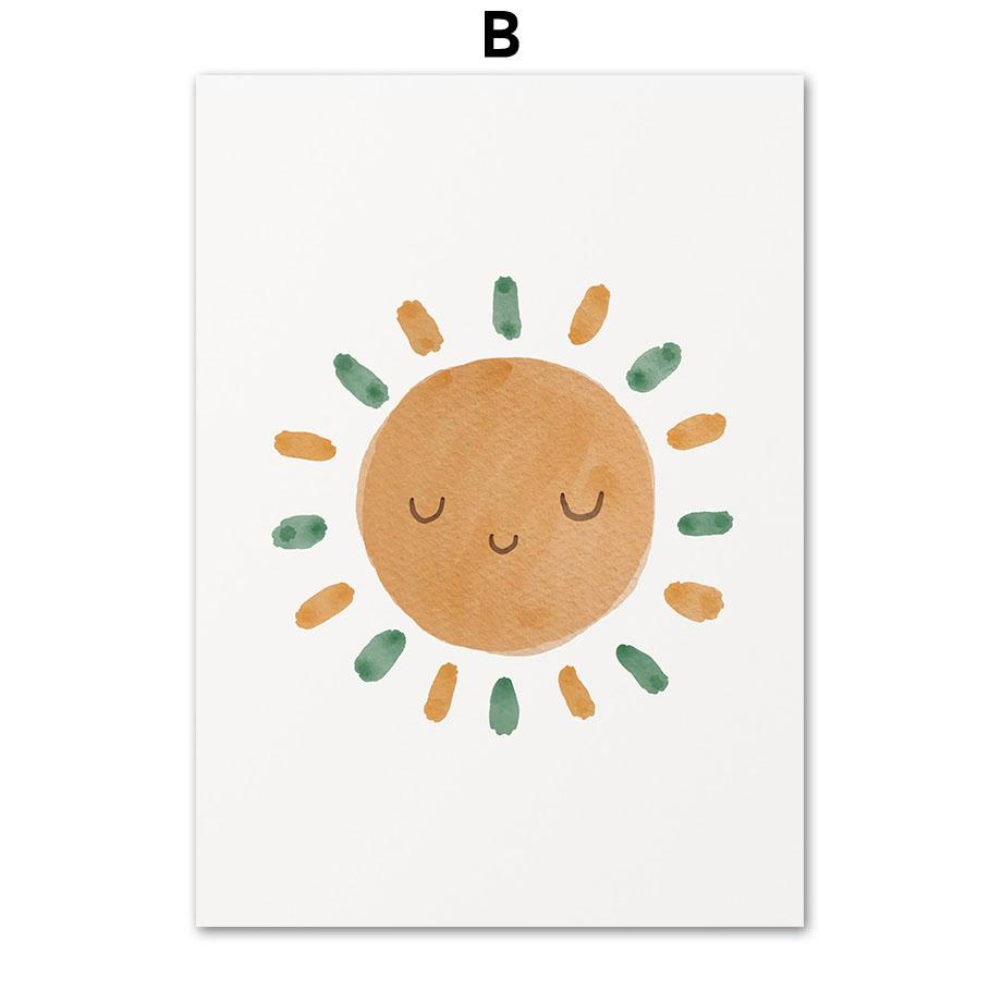 Радуга Облако Алфавит Цифра Пожарная Машина Машина Скорой Помощи Плакаты И Принты Холст Картины Настенные Картины Декор Детской Комнаты