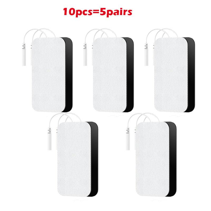 Электроды для TENS EMS, подушечки, аксессуары для физиотерапии, нетканый материал, самоклеящиеся сменные пластыри для электрического массажера EMS