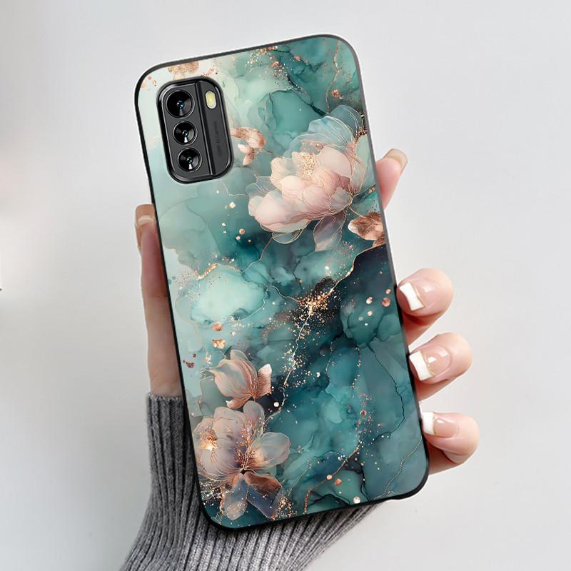 Популярный мультяшный черный чехол для Nokia G60 5G Милый щенок, летящий в небе, узорчатый корпус для Nokia G100, противоударный мягкий корпус