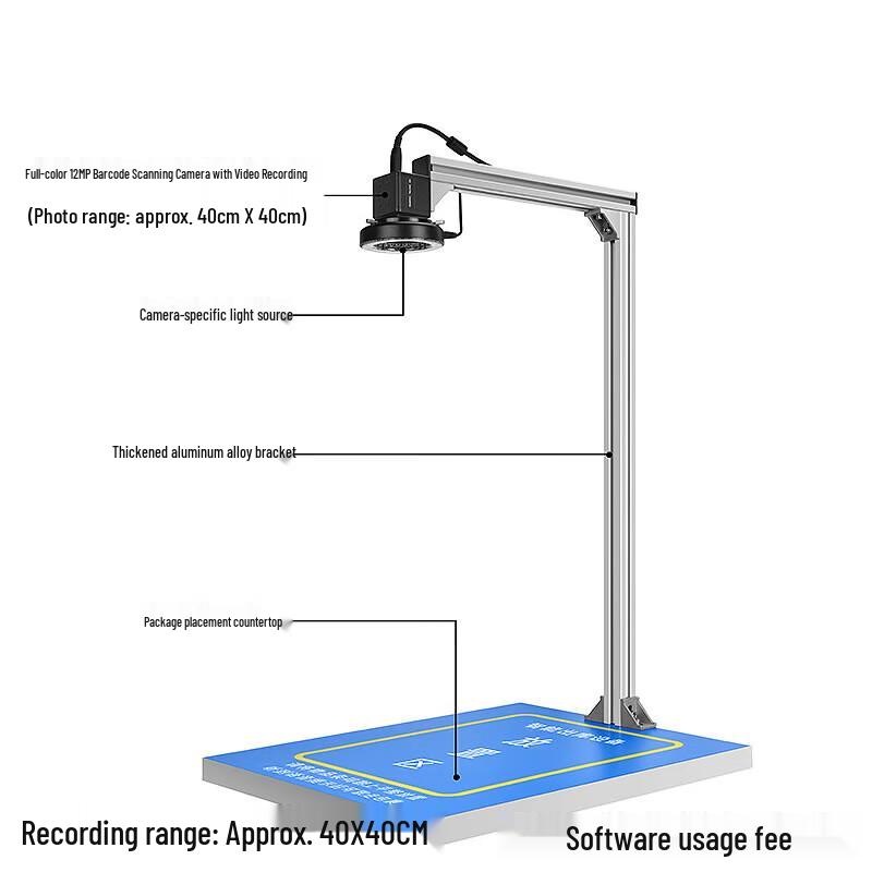 HD Scanning Camera for E-commerce & Warehouse CN plug (adapter included)