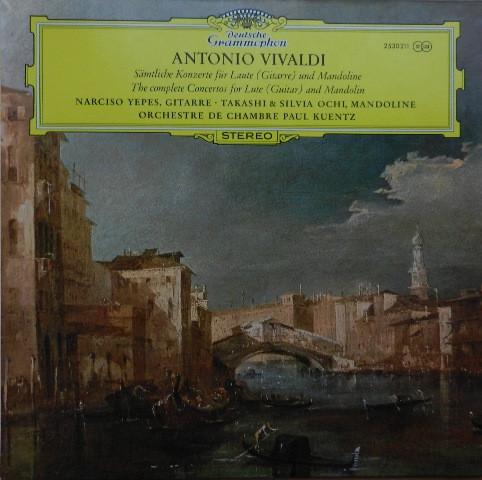 LP Record ANTONIO VIVALDI NARCISO YEPES TA Smtliche Konzerte Fr Laute Gitar 2530211 Deutsche Grammo Germany Classical Used