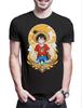 Monkey Ruffy Logo Herren T-Shirt One Pirate Adventure Anime Piece D Luffy