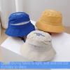 Милая кепка от солнца с защитой от ультрафиолета, пляжная кепка, детская шляпа-ведро для малышей