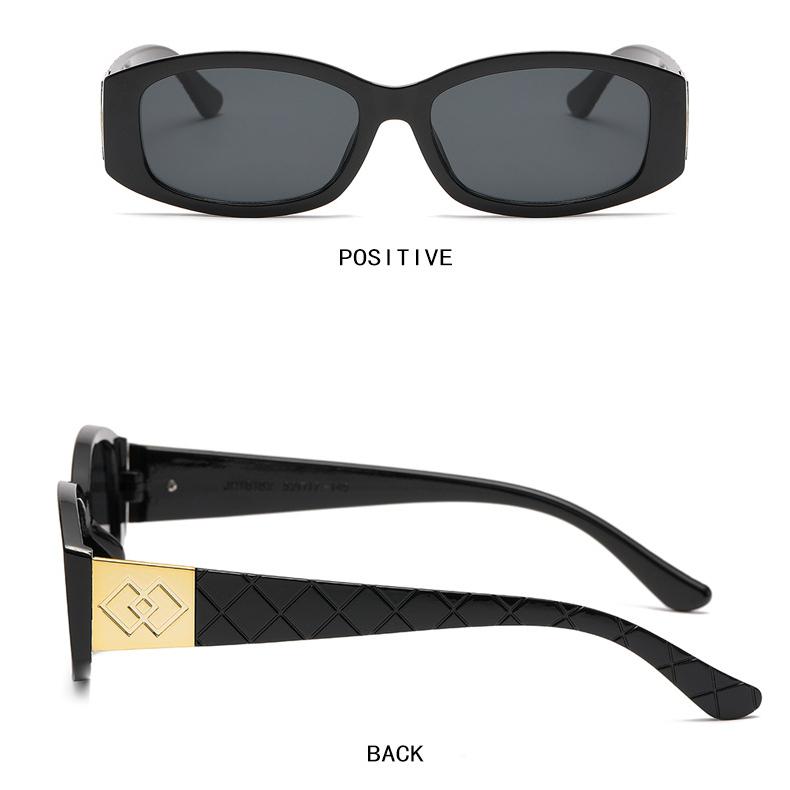 Солнцезащитные очки для женщин в небольшой оправе, защита от ультрафиолета и солнца, новые модные пляжные солнцезащитные очки.