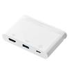 Elecom Док-станция Hub PD совместимая для зарядки кабель для хранения данных Белый USB-C [Type-C/USB3.0/HDMI и передача] DST-C06WH