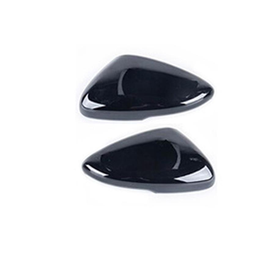 Baking Varnish Black ABS Rearview Side Mirror Cover For Honda Accord 2018-2021
