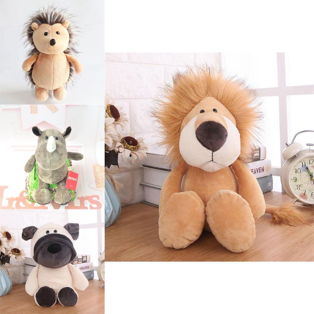 Cute Design Jungle Animal Plush Toy Ideal Home Decoration Entertainment Companion