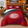 Printed 3Pcs Bedding Set Nottingham Forest Football Pattern Bed Sheet Pillowcase For Bedroom Decor