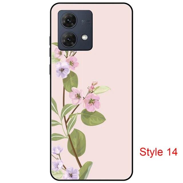 Чехол для Motorola Moto G84 MotoG84, черная задняя крышка, чехол 6,5 дюйма, противоударный мягкий бампер, противоскользящий прочный ТПУ, полная защита