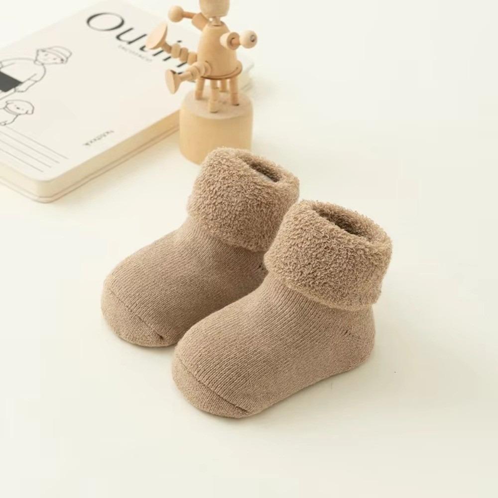 Plush Looped Snow Floor Socks 0-3Year Toddler Baby Socks Fashion Kids Woolen Socks
