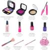 (Not Real Makeup)Pretend Makeup For Girls, Pretend Play Makeup Set - With Cosmetic Bag For Birthday Christmas, Toy Makeup Set