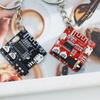 Personalized Electronic Component Key Fob Real PCB Tech Key Holder  Crossbody Bags