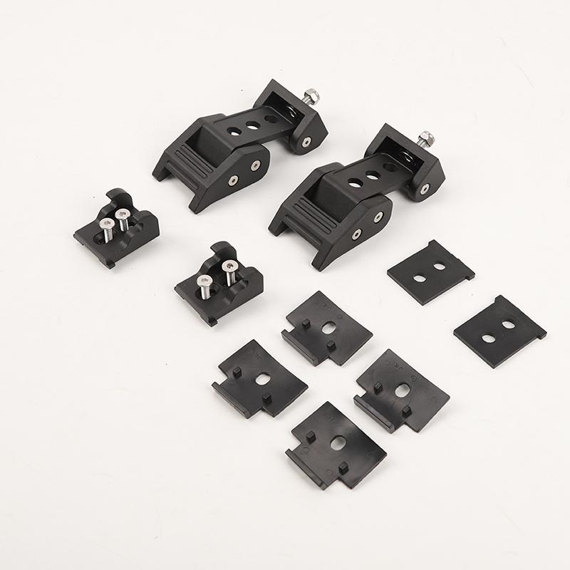 Engine Hood Latches Locking Hood Catch Kit Aluminum Alloy Hood Locks Compatible with Jeep Wrangler JK JL JT