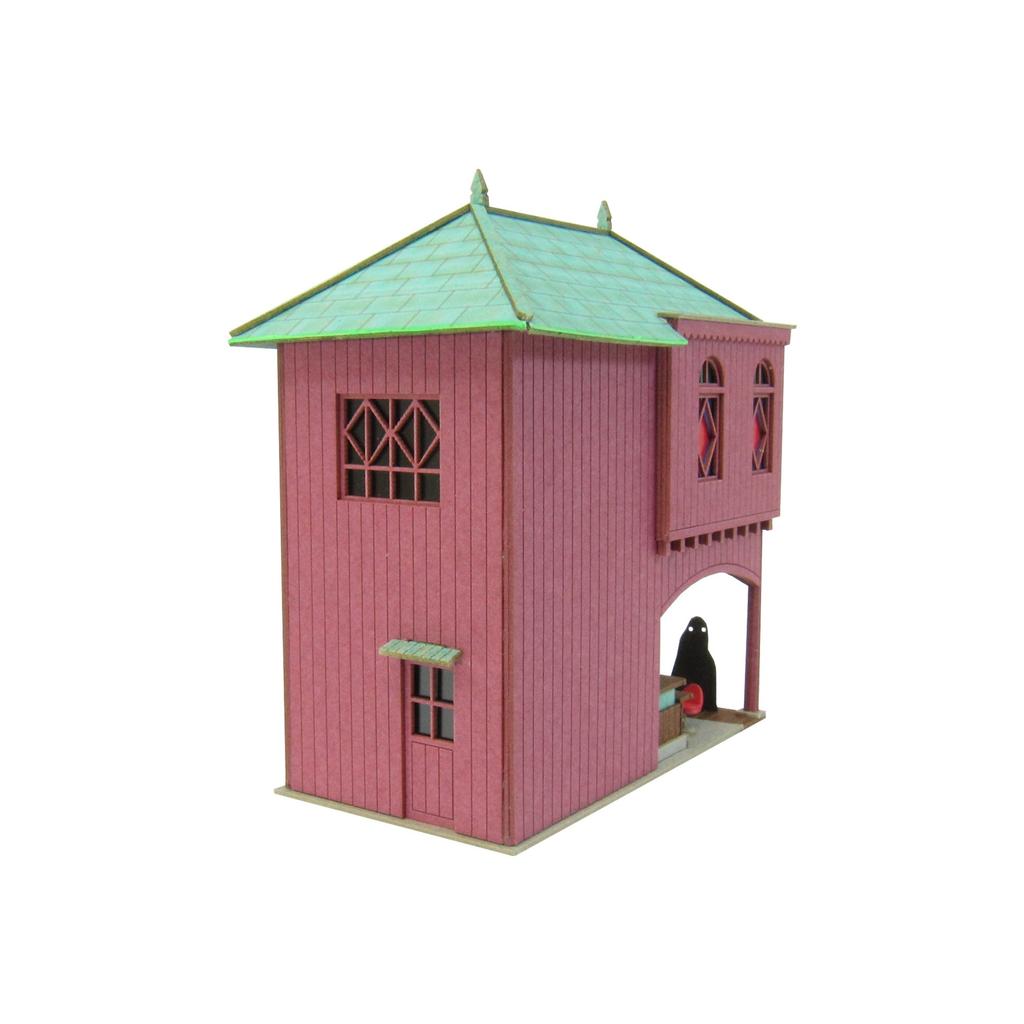 STUDIO GHIBLI Гигантские кресла-мешки Sankei Miniatuart Kit Studio Ghibli Series Унесенные призраками Таинственный масштаб Бумажная поделка Город-2 1/150 MK07-05