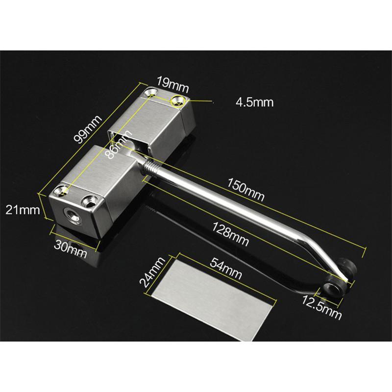 Регулируемая автоматическая прочная пружинная дверная петля, огнестойкий дверной канал