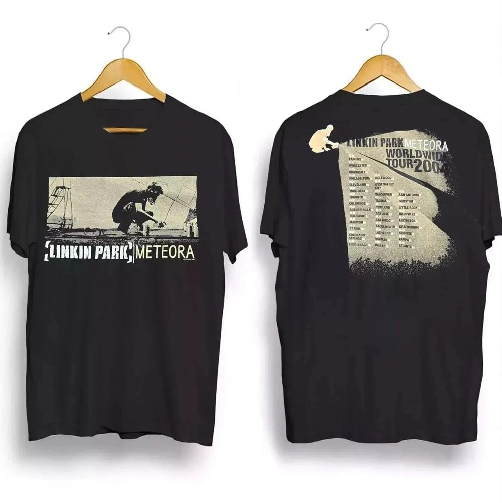 New Apparel Linkin Park Meteora 2004 World Tour Shirt Vintage Y2K Gift for fan Unisex T-Shirt