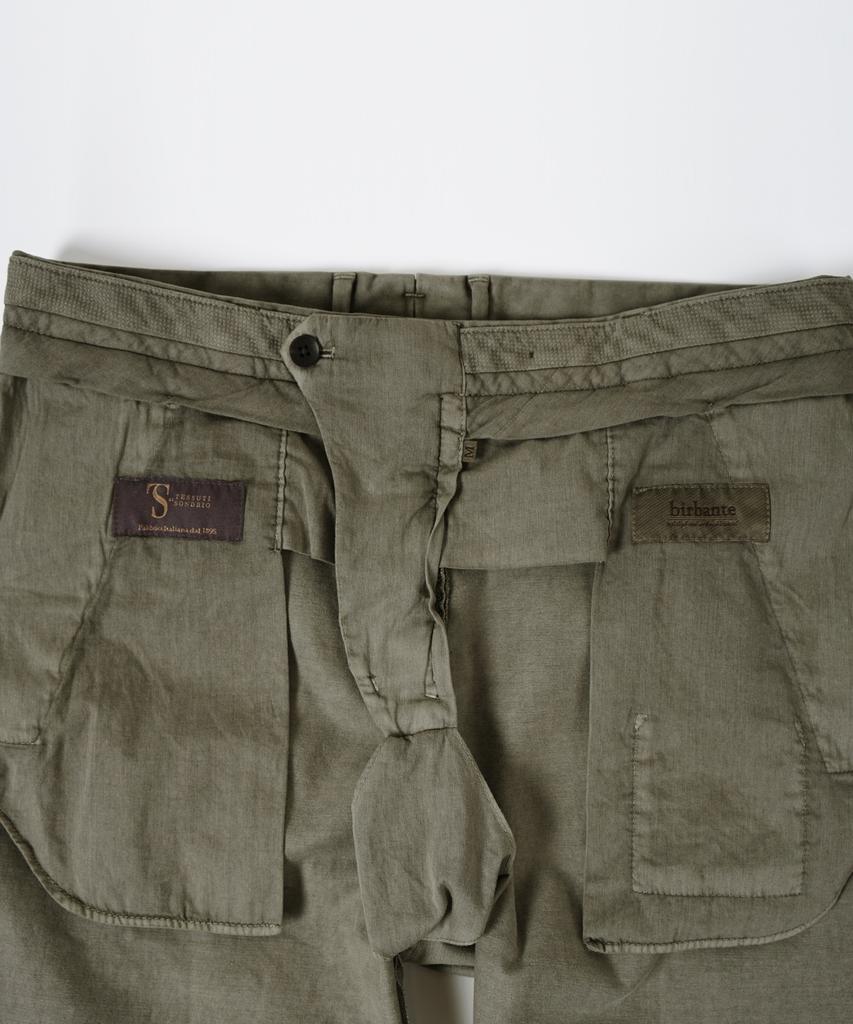 BIRBANTE Sondrio Garment-Dyed Chino Pants - Beige