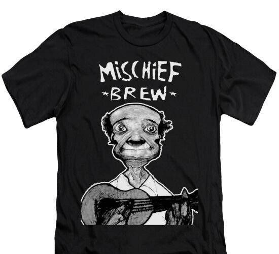 Mischief Brew Unisex Black T-Shirt, Music Band Merch QR536