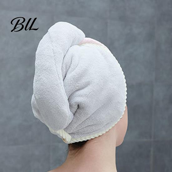 Practical Gift for Women Hair Towel Wrap, Microfiber Absorbent Turban, Quick Dry, Shower Cap Wet Anti-Frizz Drying Long Thick Curly Soft Hat