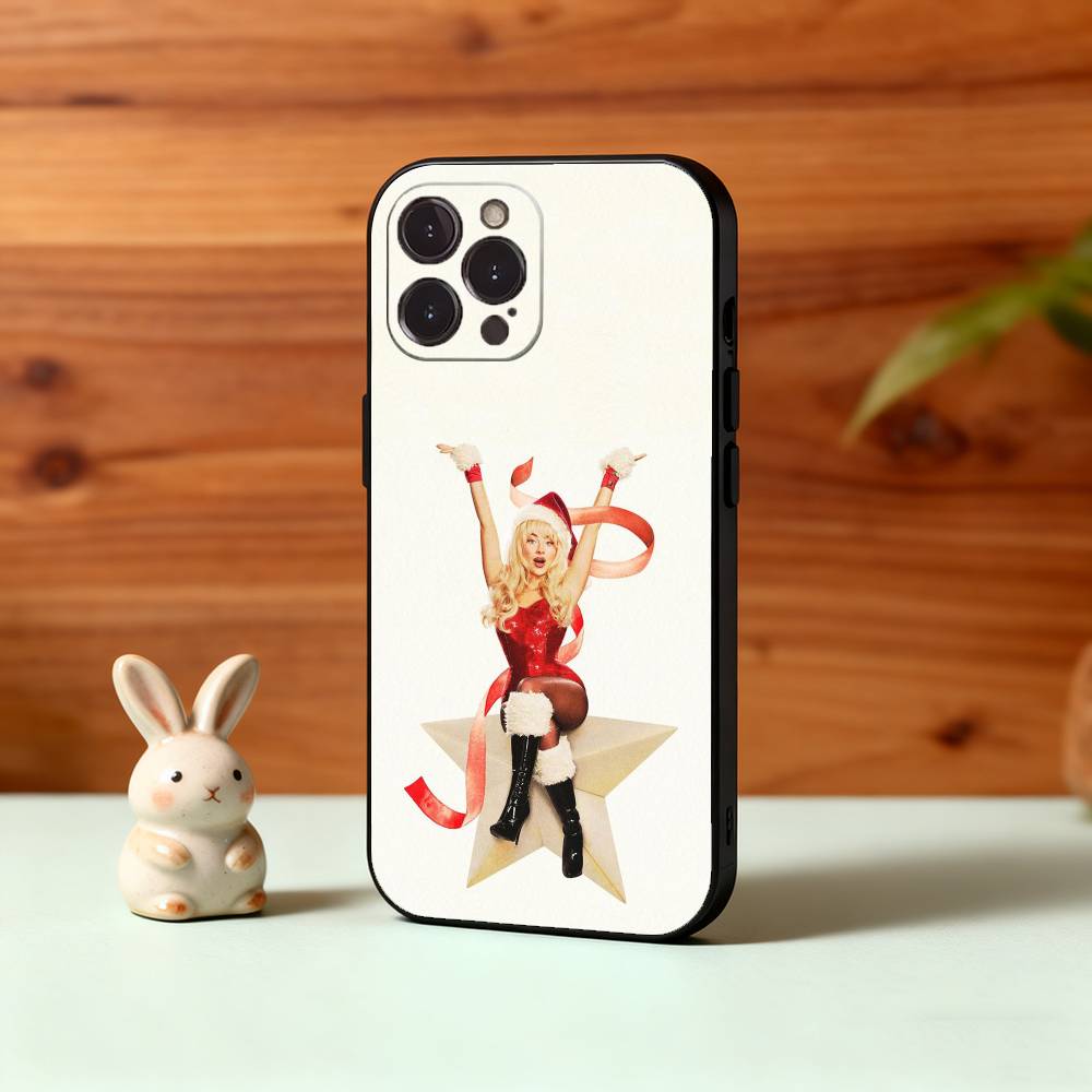 Чехол для телефона S-Sabrina Carpenter Singer для iPhone17 16 15 14 13 12 11 Pro Max Plus, 5G Мягкий Черный Чехол