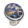 Blue Triplet Opal Gemstone 925 Sterling Silver Jewelry Ring Size 8