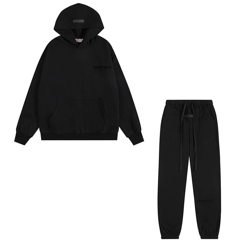 Mens Hooded Sweatshirt Fleece Lined Loose Fit Letter Print Winter Casual Top