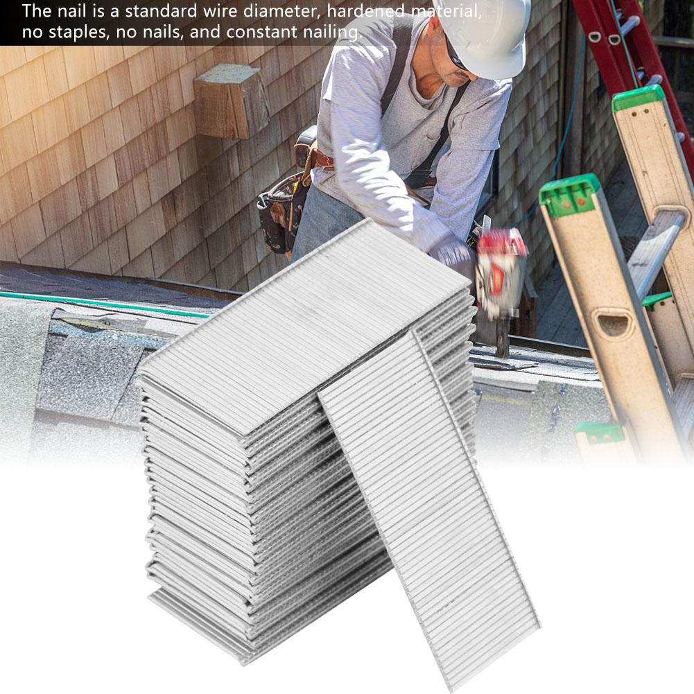 2500Pcs Straight Brad Nails Finish Nails for Pneumatic Nail Gun Electric Nail Gun (T32)