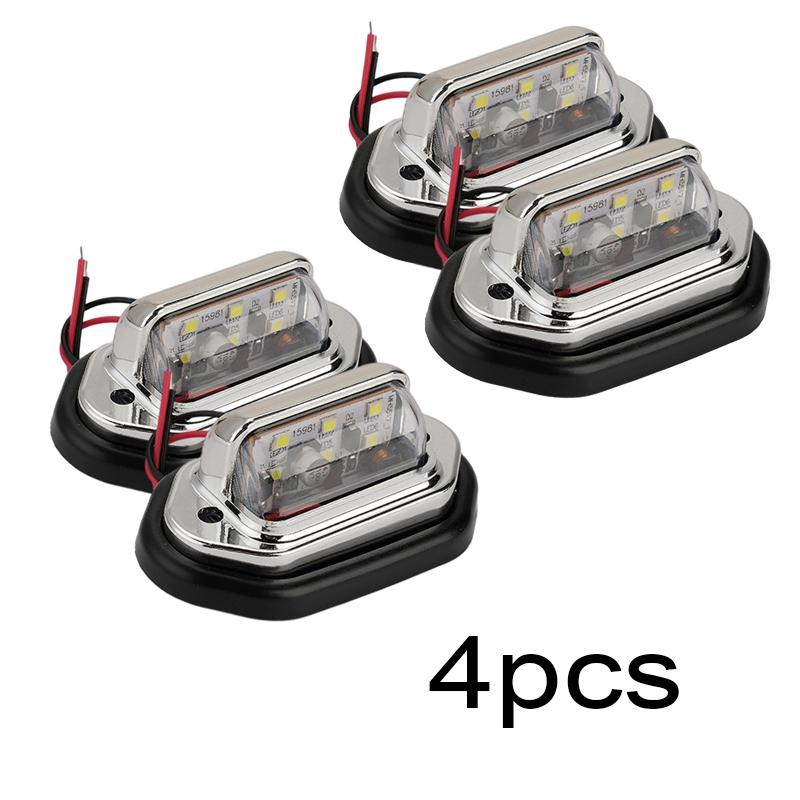 License Plate Light Motorcycle LED Car Truck LED Lights 12V/24V Bus Trailer Tail Lamp Side Bulb Signal Light for Bnw Nissan