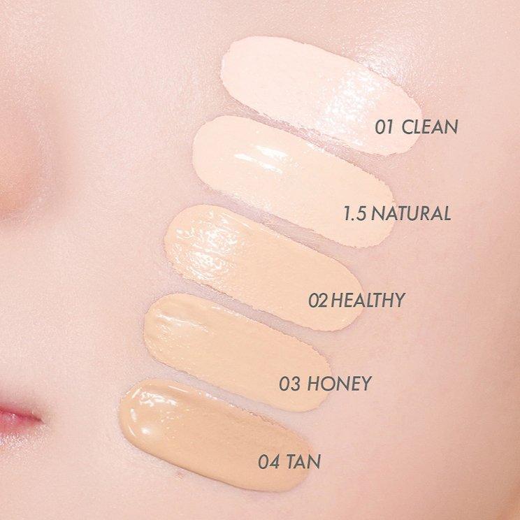 AMUSE Dew Jelly Master Cushion с запасным наполнителем (4 цвета) SPF 38 PA+++ 15 г*2 шт.