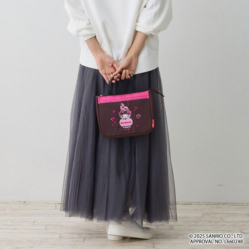 Tote Bag for Easy Cooling Lunch Thermo Keeper 8487 [Rootote] Women, Sanrio, Small, Tote, Tote, IP. Deli. MM&KU-A (02 Kuromi)