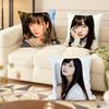 HHashimoto KannaS Cushion Cover Soft Plush Throw Pillow Cover  DoubleSided Printed Cushion Case  Cozy Sofa  Home Decor