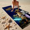 Ultra-Soft Beach Towel with Puss In Boots Theme,Ideal for Pool - Camping, Diving - Perfect Travel Essential, Vibrant Beach Towel.