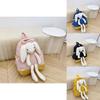 Cute Bunny Design Preschool Backpack Durable Soft Canvas Schoolbag For Kids Unisex