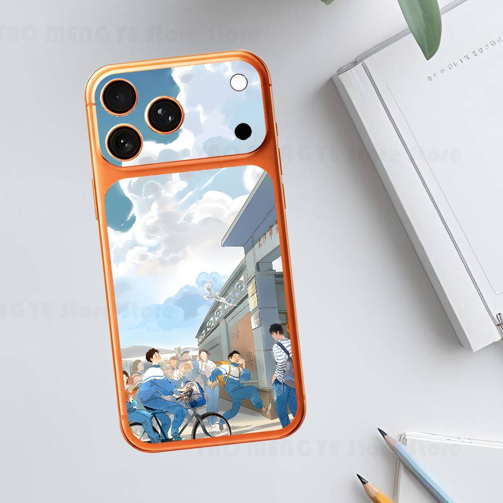 Кристальный S-Небо Вчерашнего Дня Молодежные Фильмы Для IPhone 17 Pro ProMax Полная Задняя Крышка Наклейка Обложка Пленка Защитная Пленка На Заднюю Панель