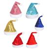 Kid Adult Star Moon Sequin Christmas Santa Claus Hat Xmas Party Cap Costume