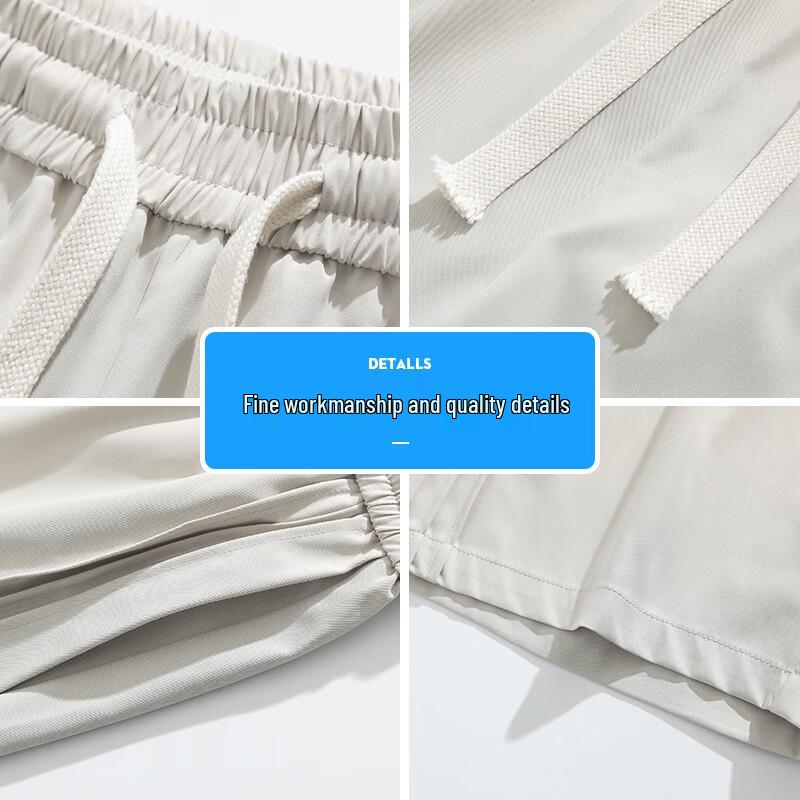 Jeanswest Men's Summer Quick-Dry Ice-Feel Casual Shorts