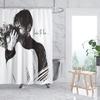 Sexy Women Bikini Waterproof Shower Curtain Man Woman Kissing High Quality Polyester Original Bathroom Curtains Rideau De Bain