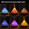 Увлажнитель воздуха 300 мл Volcano Desktop Electric USB Humidificadore Water Mist Diffuser Purifier Freshener With 7 Colors Night