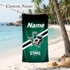 Dallas Stars Custom Name Printed Beach Towel Personalized Soft Towel For Swimming Beach Travel
