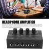 Metal Housing Headphone Amplifier 4 Channel 4 Channel Amplifier Audio Amplifier  For Guitar