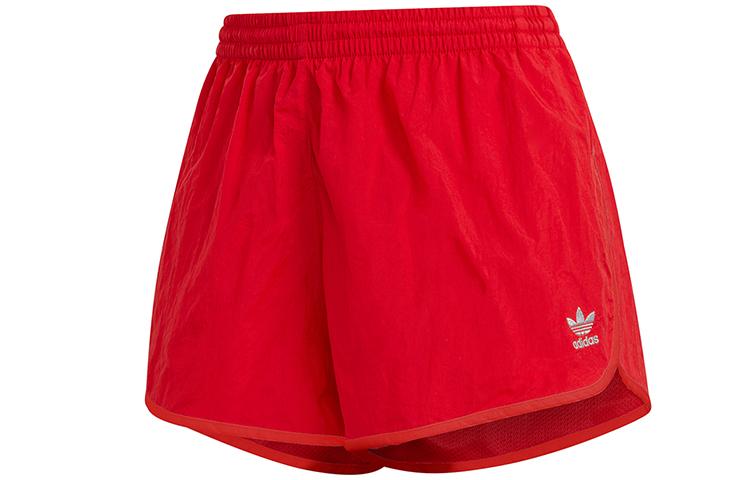 adidas Originals Повседневные шорты с 3 полосками Женские Красный Средний GN2886