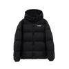 Black couple down cotton-padded clothes women's short women's winter new hooded bread clothes thickened padded jacket