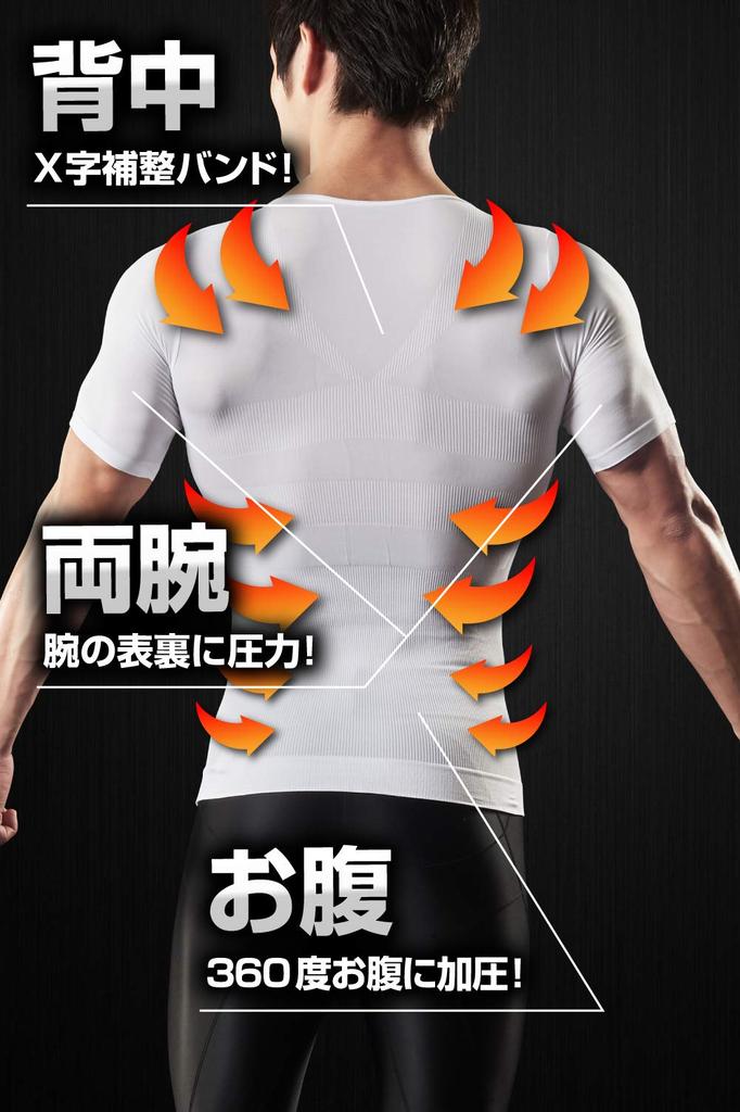 Compression Shirt for Short Sleeves Pressure Spartax Compression Compression Compression Compression Training Compression Stomach Hunchback [SPALTAX]