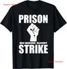Т-shirt 'Забастовка в тюрьме Конец современного рабства' винтажная стираная унисекс мягкая стильная мужская слегка повседневная с графическим принтом уличная одежда универсальная